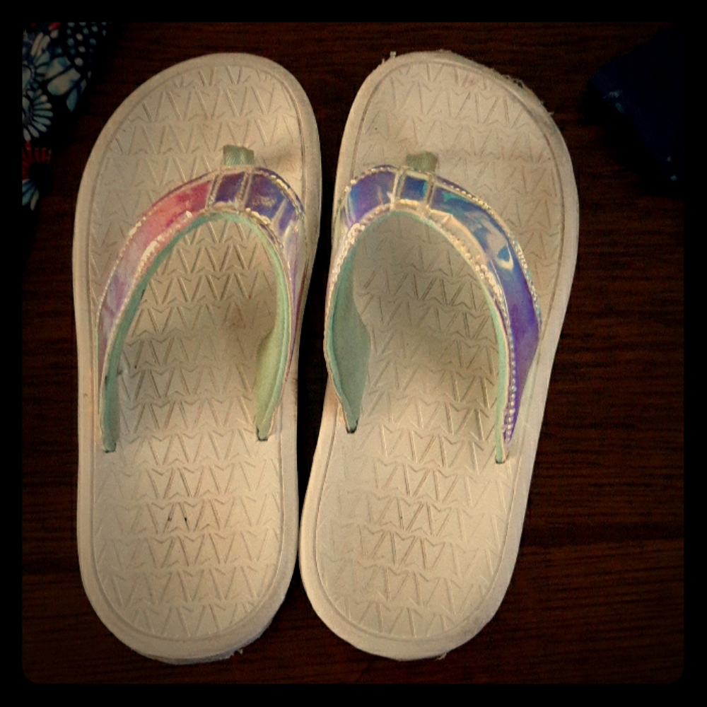 Girl flip flops